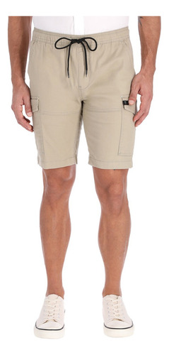 3 Pack Bermuda Estilo Cargo Gabardina Para Hombre Holstone