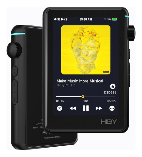 Hiby Reproductor Mp3 Alta Fidelidad R3 Ii Bluetooth Y Wifi 