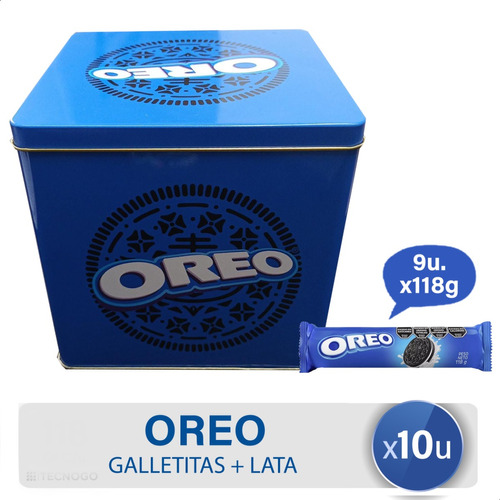 Combo Galletitas Veggie + Lata Oreo - Mejor Precio