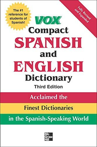 Libro: Diccionario Compacto De Español E Inglés Vox, Tercera