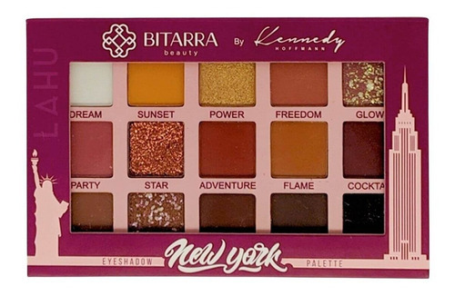 Paleta Kennedy Hoffman New York 15 Cores De Sombras Bitarra