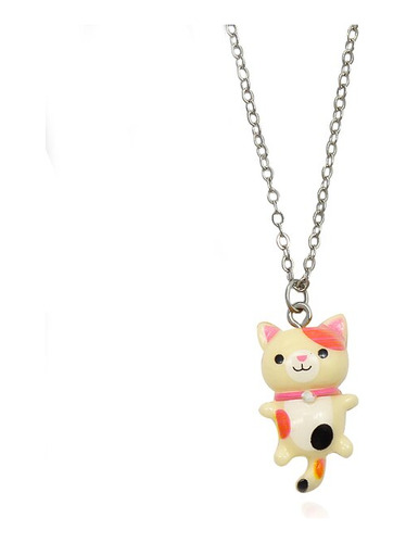 Collar Con Colgante De Gato De Animal Lindo Kawaii Style 4