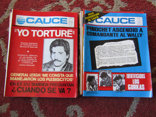 Revistas Cauce 23 Numeros Año 1985