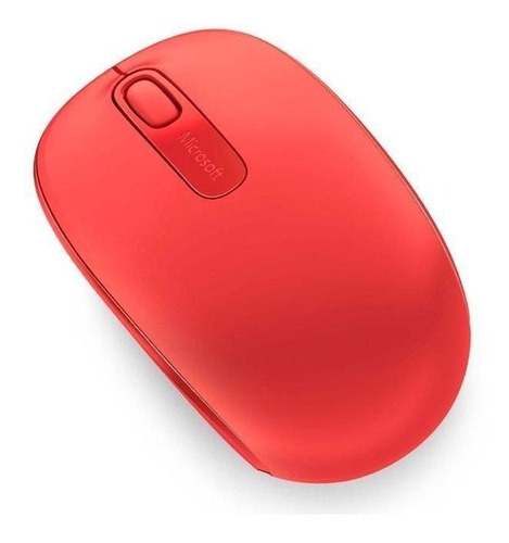 Imagen 2 de 3 de Mouse inalámbrico Microsoft Wireless Mobile 1850 rojo