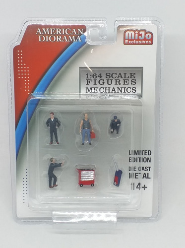 Mijo Exclusive American Diorama Mecanicos 1:64 Metal