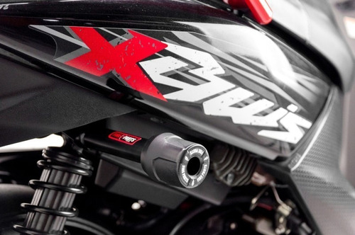 Imagen 2 de 9 de Kit Sliders Yamaha Bws Fuel Inyection Delanteros Y Traseros