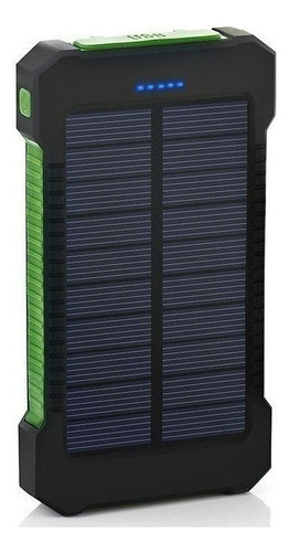 Banco De Energía Solar Impermeable Superior De 20000 Mah, 2