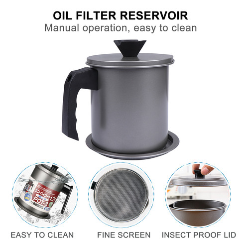 Recipiente De Pote De Óleo Para Filtro De Filtro