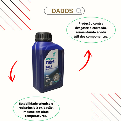 Óleo Petronas Atf Tasa 10w Kit 2 Unid 500ml Direção