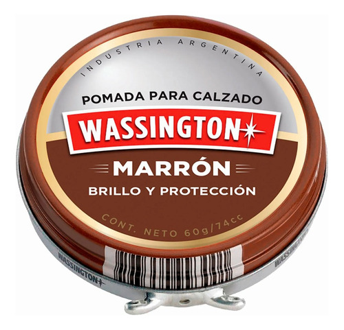 Wassington Pomada Para Calzado X 60g - Marron