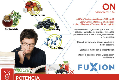 On Fuxion Mantèn Tu Mente Activa Y Alerta Pack X 28 Unid.