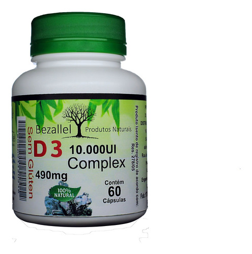 Imagem 1 de 3 de Vitamina D3 10.000 Ui K2 Magnésio, Selênio Melhor Combinação