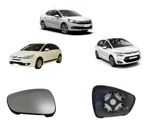 Lente Base Retrovisor Citroen C4 Louge / Picasso 2014 A 20