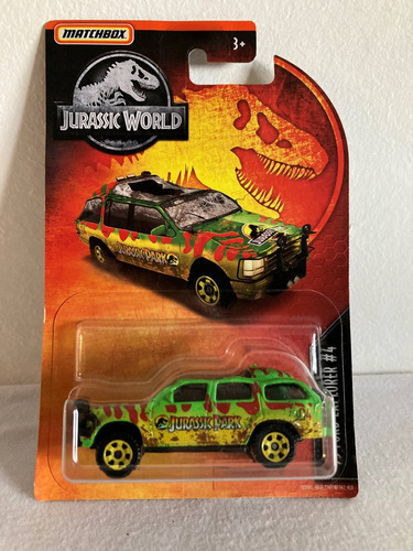 Matchbox Jurassic Park 93 Ford Explorer #4 Jurassic World 