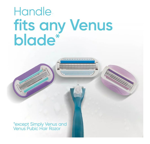 Gillette Venus Smooth De 3 Hojas, 1 Mango Con 6 Repuestos
