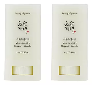 2 Matte Sun Stick Mugwot + Camelia Spf 50+ 18 Gramos