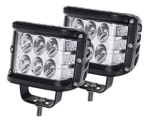 2 Uds 4 '' 45w Led Luz De Trabajo Impermeable 9000lm Mini