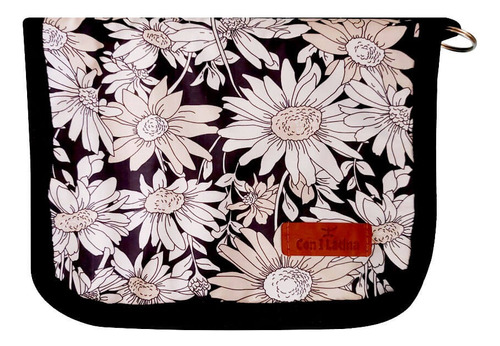 Cartuchera Desplegable Floral Organizador Escolar