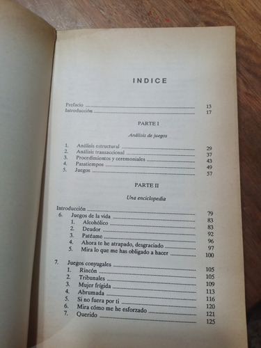 Los Juegos En Que Participamos Eric Berne (Usado)