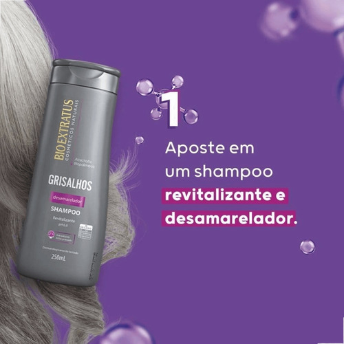 Shampoo Bio Extratus Grisalhos Desamarelador 250ml