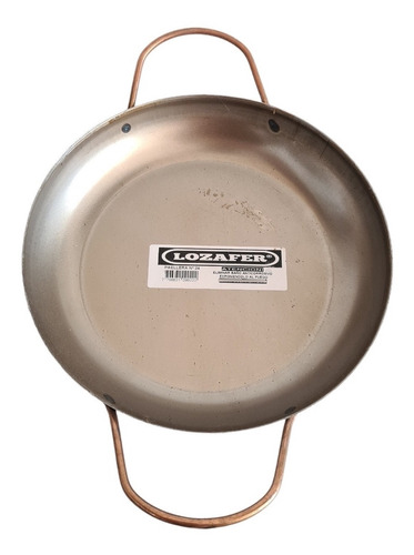 Paellera Chapa 2 Asas 24 Cm Gastronómica Paella Profesional