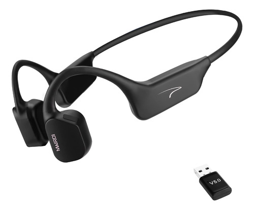 Mairdi Auricular Conduccion Osea Bluetooth Microfono Titanio