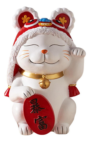 Estatuilla Japonesa Del Gato De La Suerte De La Estatua Del