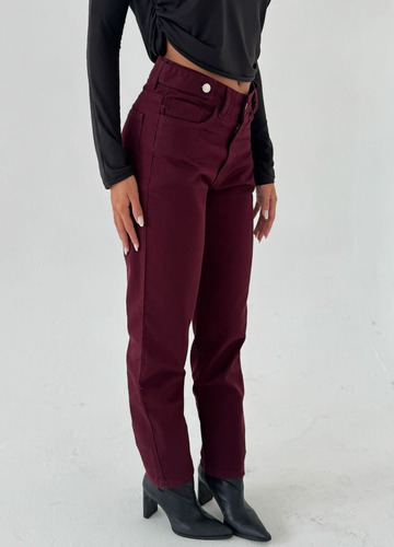 Jean Mujer Mom Urbano Tendencia Modelos Exclucivos