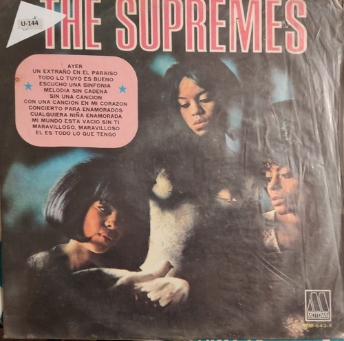 Vinilo Lp De The Supremes - Sin Una Cancion  (xx191