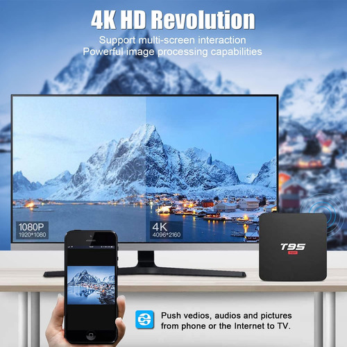 Android Tv Box 10.0, T95 Super Android Tv Box 2gb Ram 16gb R