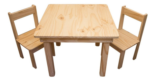 Imagen 4 de 7 de Sillitas Niños De Madera, Sin Pintar. También Mesitas !