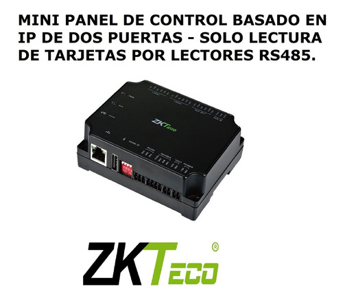 Imagen 5 de 9 de Placa Acceso Control 2 Puerta C2260 Zkteco Escalable