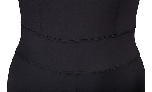 Voltaica Vd0135 Jump Suit Enterizo Capri Mujer Entrenamiento Negro Ch