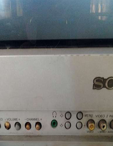 Imagen 3 de 3 de Tv Sony Trinitron Para Reparar Funcional 21