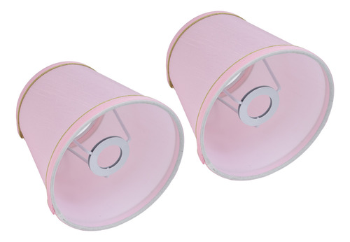 Pantalla De Lámpara Rosa Shade, Estilo Europeo, E14, 2 Unida