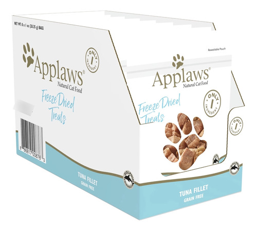 Applaws Golosinas Naturales Para Gatos, Paquete De 8, Golosi