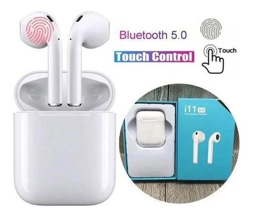 Imagem 2 de 10 de Fone De Ouvido In-ear Sem Fio I11 Tws Branco Touch Screen