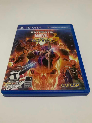 Ultimate Marvel Vs Capcom 3 Ps Vita Jogo Original Game Top
