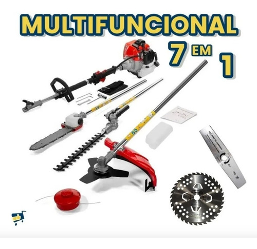 Enxada Rotativa Mais Roçadeira Multifunciona 7 Em 1l!!