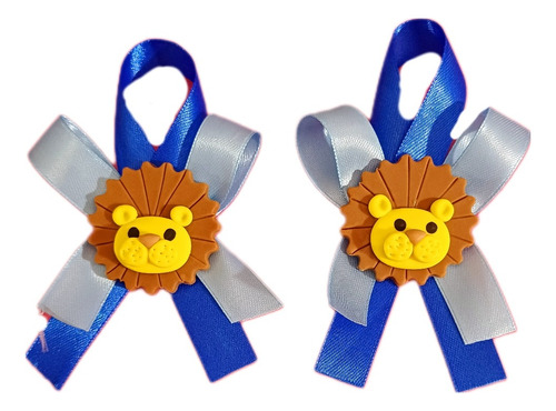 50 Distintivos Broche Pin León Baby Shower Recuerdos