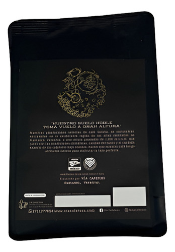 Café Geisha Vía Cafetoss Veracruz 250g Grano Tueste Medio