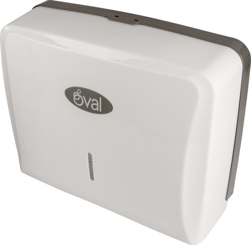 Despachador Toalla Interdoblada Eco Oval DV041 DV042 Blanco 250 Toallas 22.6 x 28.3 cm