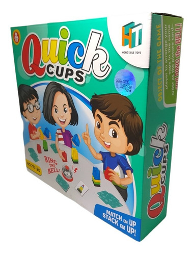 Imagen 2 de 5 de Juego Mesa Quick Cups Copas Rapidas Familiar Destreza