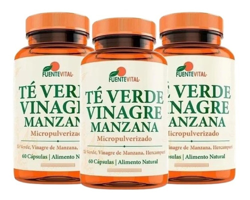 Te Verde Vinagre De Manzana Fuente Vital