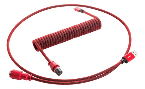 Cable De Teclado En Espiral Cablemod Pro (rojo Republicano,