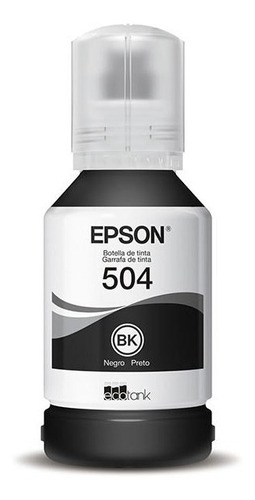 Botella De Tinta Epson Original T544 Negra Impr L3150 L3110