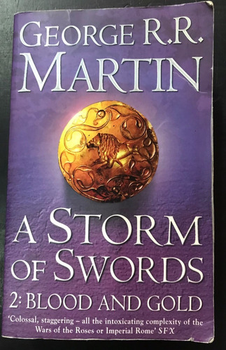 Game Of Thrones 3 A Storm Of Swords 2 George Rr Martin Usado