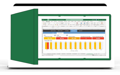 Planilha De Controle De Contas A Pagar Recorrente 4.0