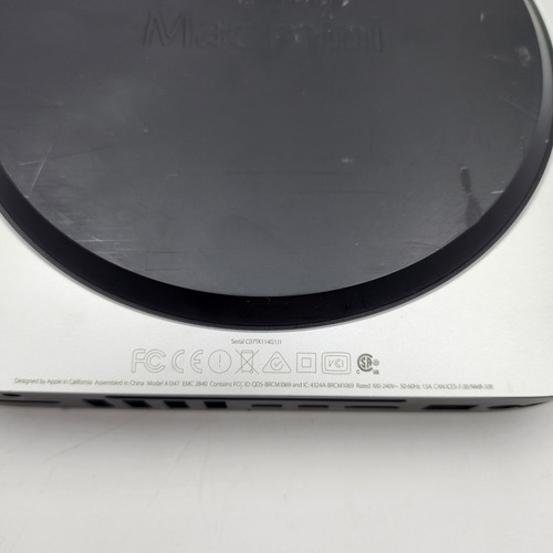Mac Mini 2014 I5 8 Ram 1 Tb Hdd + 128 Ssd Monterey A1347 (Reacondicionado)