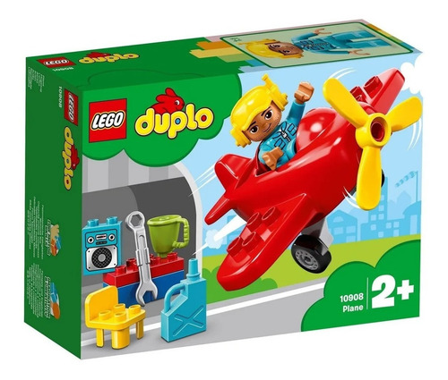 Blocos De Montar Lego Duplo Aviao 10908 12 Peças